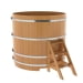 Купель Круглая Bentwood из натуральной лиственницы Премиум 1,50 х 1,50 х 1,4 м. Превью № 1