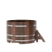 Купель Круглая Bentwood из морёной лиственницы Премиум 1,50 х 1,50 х 1,0 м. Превью № 2