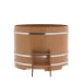 Купель Круглая Bentwood из натурального дуба 1,50 х 1,50 х 1,1 м. Превью № 5