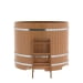 Купель Круглая Bentwood из натурального дуба 1,50 х 1,50 х 1,2 м. Превью № 5