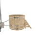 Купель BentWood Фурако из кедра D 1.5 (H 1.2 Сращенная) с наружной печкой. Превью № 2