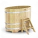 Купель овальная из кедра Bentwood 0,80х1,42х1,00. Превью № 1