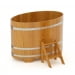 Купель Овальная Bentwood из натурального дуба 0,92 х 1,66 х 1,1 м. Превью № 1