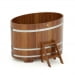Купель Овальная Bentwood из морёной лиственницы Премиум 1,02 х 1,68 х 1,1 м. Превью № 1