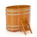 Купель Овальная Bentwood из натуральной лиственницы Премиум 1,02 х 1,68 х 1,4 м. Превью № 1