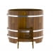 Купель Круглая Bentwood из морёной лиственницы Рустик 1,17 х 1,17 х 1,0 м. Превью № 2