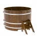 Купель Круглая Bentwood из морёной лиственницы Рустик 1,50 х 1,50 х 1,0 м. Превью № 1