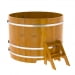 Купель Круглая Bentwood из натуральной лиственницы Рустик 1,50 х 1,50 х 1,1 м. Превью № 1