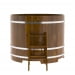Купель Круглая Bentwood из морёной лиственницы Рустик 1,50 х 1,50 х 1,2 м. Превью № 5