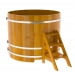 Купель Круглая Bentwood из натуральной лиственницы Рустик 1,50 х 1,50 х 1,2 м. Превью № 1