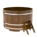 Купель Круглая Bentwood из морёной лиственницы Рустик 1,80 х 1,80 х 1,1 м. Превью № 1