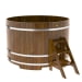 Купель Круглая Bentwood из морёной лиственницы Рустик 1,80 х 1,80 х 1,2 м. Превью № 1