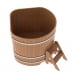 Купель угловая Bentwood из натурального дуба 1,19х1,19 Высота 1,1 м. Превью № 4