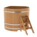 Купель угловая Bentwood из натуральной лиственницы Премиум 1,37х1,37 Высота 1,2 м. Превью № 1