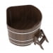 Купель угловая Bentwood из мореного дуба 1,37х1,37 Высота 1,0 м. Превью № 3