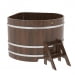 Купель угловая Bentwood из мореного дуба 1,37х1,37 Высота 1,0 м. Превью № 1