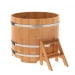 Купель Круглая Bentwood из сращенных ламелей натуральной лиственницы 1,17 х 1,17 х 1,0 м. Превью № 1