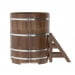 Купель Круглая Bentwood из сращенных ламелей мореной лиственницы 1,17 х 1,17 х 1,4 м. Превью № 4