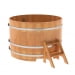 Купель Круглая Bentwood из сращенных ламелей натуральной лиственницы 1,50 х 1,50 х 1,0 м. Превью № 1