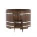 Купель Круглая Bentwood из сращенных ламелей мореной лиственницы 1,50 х 1,50 х 1,0 м. Превью № 3