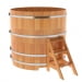 Купель Круглая Bentwood из сращенных ламелей натуральной лиственницы 1,50 х 1,50 х 1,4 м. Превью № 1