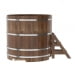 Купель Круглая Bentwood из сращенных ламелей мореной лиственницы 1,50 х 1,50 х 1,4 м. Превью № 3