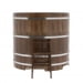 Купель Круглая Bentwood из сращенных ламелей мореной лиственницы 1,50 х 1,50 х 1,4 м. Превью № 2