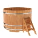 Купель Круглая Bentwood из сращенных ламелей натуральной лиственницы 1,80 х 1,80 х 1,2 м. Превью № 1