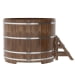 Купель Круглая Bentwood из сращенных ламелей мореной лиственницы 1,80 х 1,80 х 1,4 м. Превью № 2