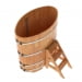 Купель овальная Bentwood из сращенных ламелей натуральной лиственницы 0,80 х 1,42 х 1,4 м. Превью № 2
