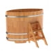 Купель овальная Bentwood из сращенных ламелей натуральной лиственницы 1,08 х 1,75 х 1,2 м. Превью № 1