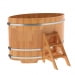 Купель овальная Bentwood из сращенных ламелей натуральной лиственницы 1,15 х 1,83 х 1,2 м. Превью № 1