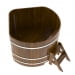 Купель Угловая Bentwood из морёной лиственницы Рустик 1,37 х 1,37 х 1,0 м. Превью № 2