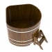 Купель Угловая Bentwood из морёной лиственницы Рустик 1,37 х 1,37 х 1,1 м. Превью № 5