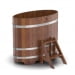 Купель Овальная Bentwood из морёной лиственницы Премиум 0,59 х 1,06 х 1,1 м. Превью № 1