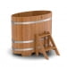 Купель Овальная Bentwood из натурального дуба 0,69 х 1,31 х 1,0 м. Превью № 1