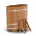 Купель Овальная Bentwood из натурального дуба 0,59 х 1,06 х 1,2 м. Превью № 1