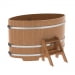 Купель Овальная Bentwood из натурального дуба 1,02 х 1,68 х 1,0 м. Превью № 1