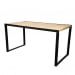 Стол BentWood Лофт 1200х800 кедр/черный. Превью № 1