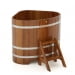 Купель угловая Bentwood из лиственницы 1,10х1,10 h=1,0 (лиственница морёная), Премиум. Превью № 1