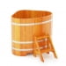 Купель угловая Bentwood из лиственницы 1,10х1,10 h=1,0 (лиственница натуральная), Премиум. Превью № 1