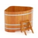 Купель угловая Bentwood из лиственницы 1,31х1,31 h=1,0 (лиственница натуральная), Премиум. Превью № 1