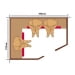 ИК сауна 3 местная угловая. Превью № 1