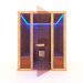 Финская сауна из кедра 6 местная со стеклянным фасадом. Превью № 2