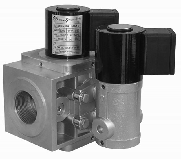 Двухпозиционный газовый клапан 220 В - комплектующие для печей и ...