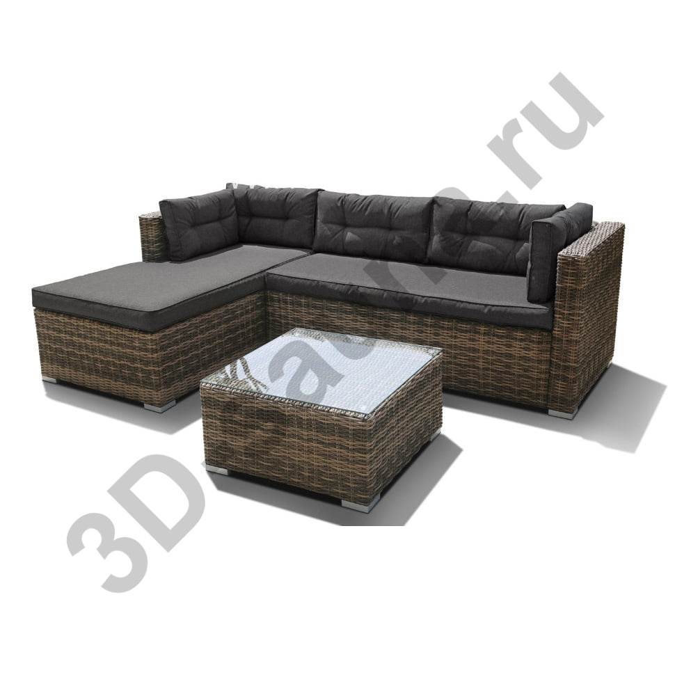 Искусственного ротанга AFM-4025b Brown