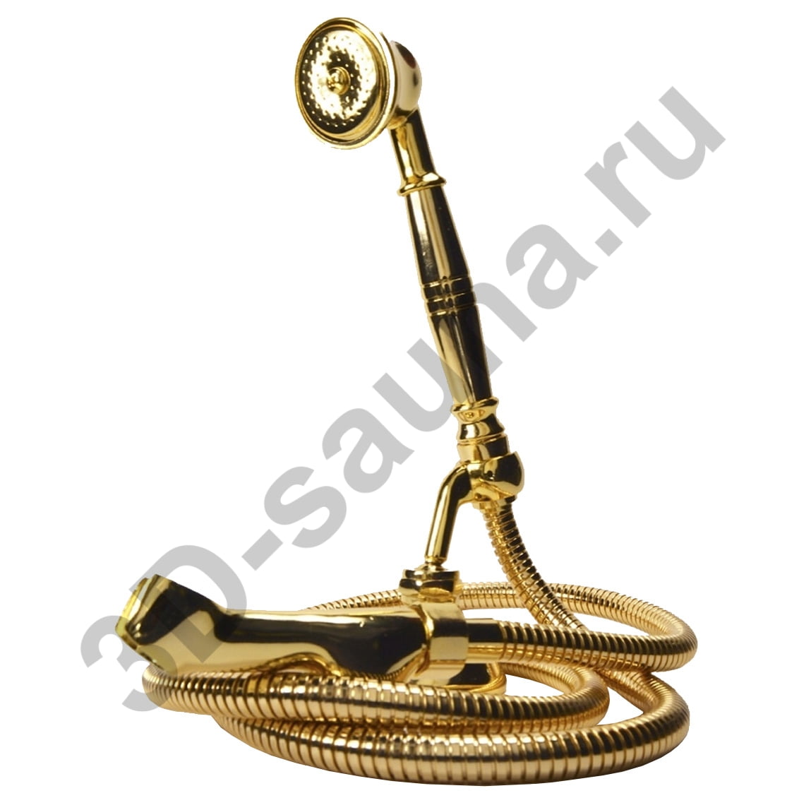 Душ 085 (146см.+17см. лейка) цвет латунь купить недорого