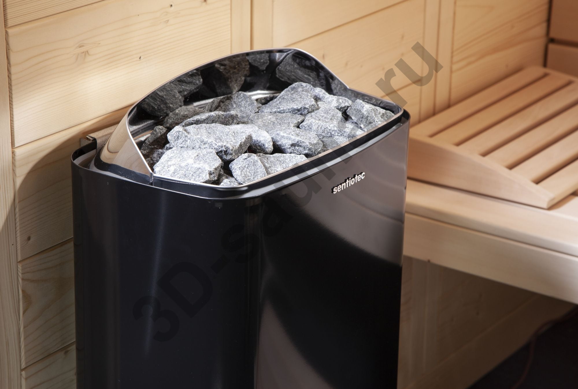 Электрическая печь для сауны Sentiotec 100 series black 6 кВт купить ...