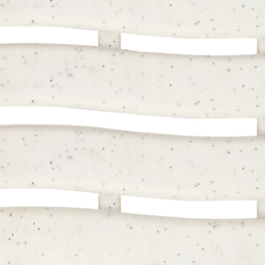 Коврик «Soft Step» White dotted (белый с точками), 5 метров погонных