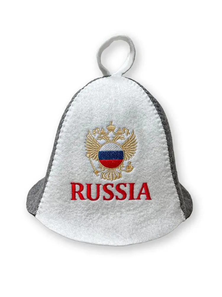 Шапка для бани и сауны, Герб РФ